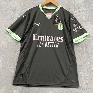 AC Milan Puma Jersey Mens Large 125th Anniversary 3rd Kit Italy Seria A Soccer